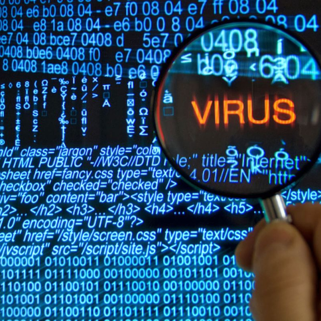 Ilustrasi virus komputer